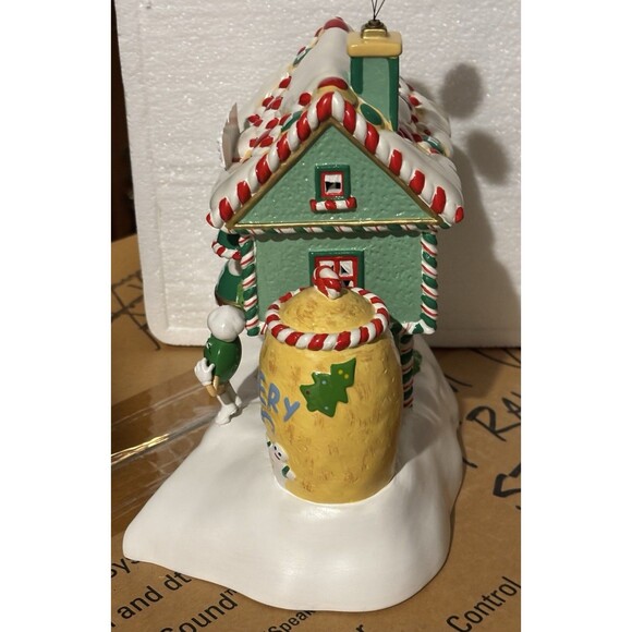 Dept 56 M&M'S Chocolate Candy Factory Lighted House Candy Dish W/ Box - Picture 12 of 15
